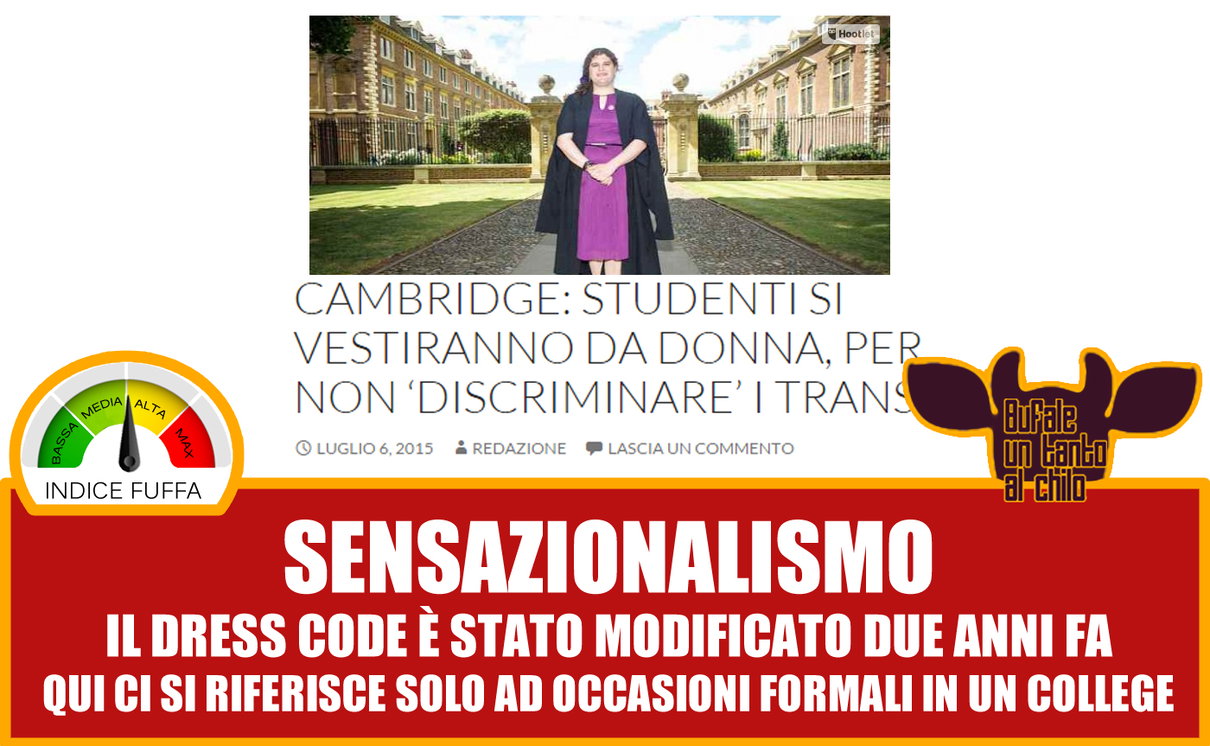 A Cambridge gli studenti si vestiranno da donna… article-post