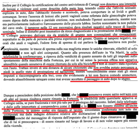 La sentenza della Fortezza da Basso