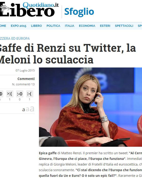 Renzi al CERN, Epic Fail? article-post