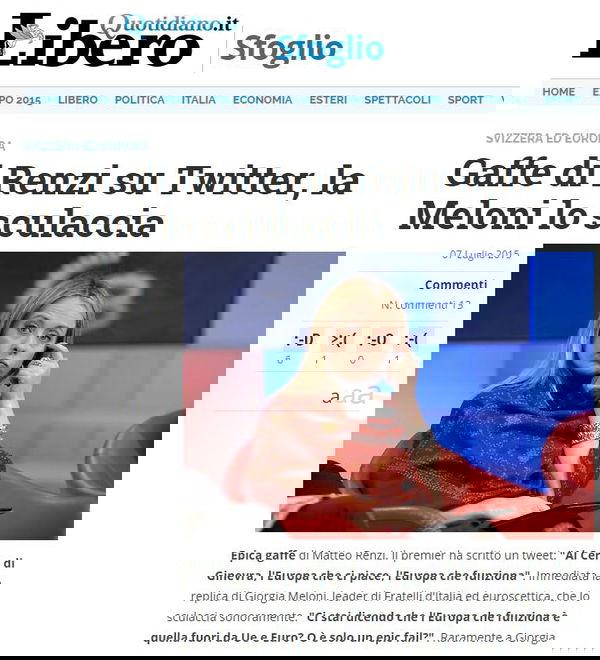 Renzi al CERN, Epic Fail?