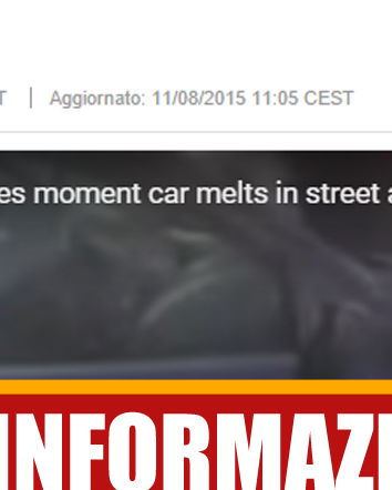 Auto sciolta dal sole