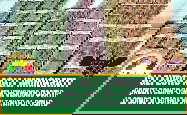 Soldi agli immigrati