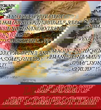 L’hamburger mummia!!!