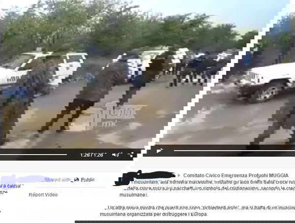 Musulmani rifiutano medicinali della Croce Rossa