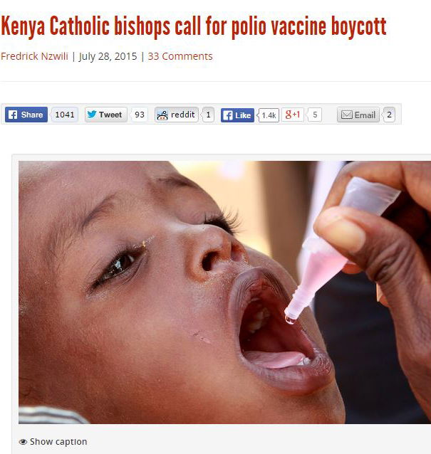 Il cardinale John Njue e le vaccinazioni in Kenya article-post
