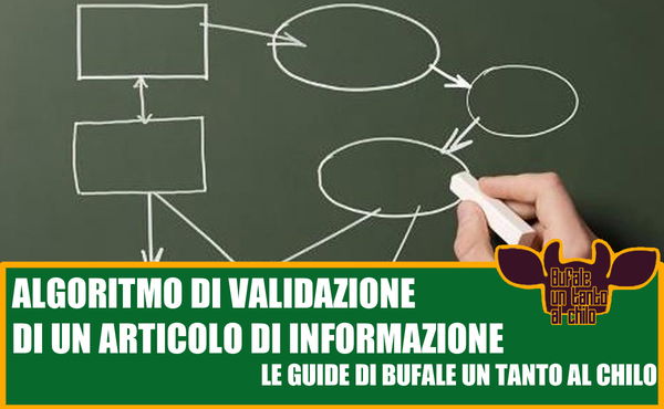 Algoritmo di validazione di una notizia