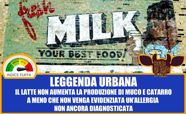 Il latte aumenta il catarro?