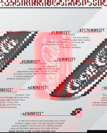 La Coca Cola e i suoi effetti dopo un’ora