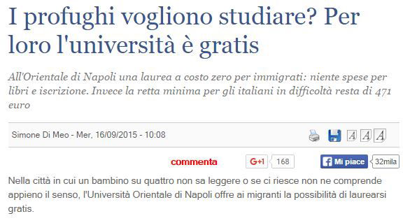Università gratis a Napoli per i profughi article-post
