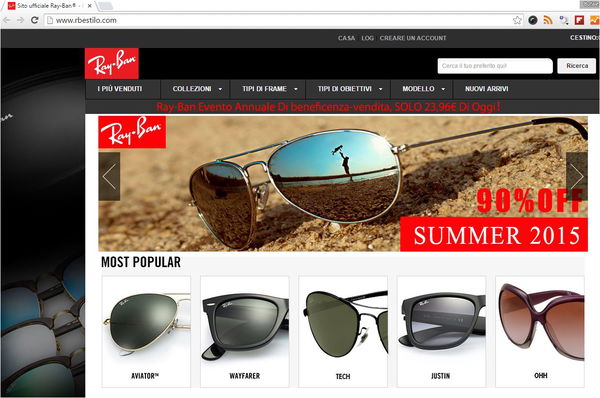 Ray Ban – evento annuale di beneficenza