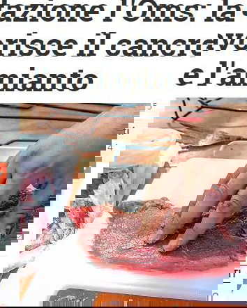 Carne rossa? Cancerogena!