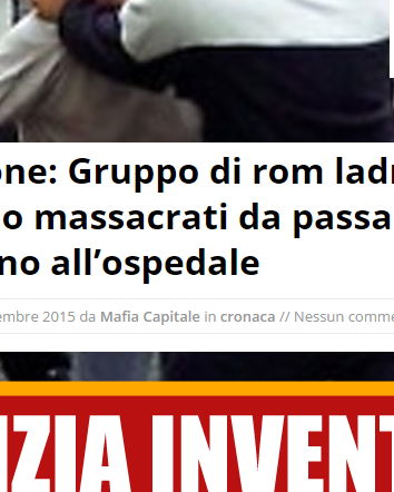 Ladri Rom massacrati dai passanti
