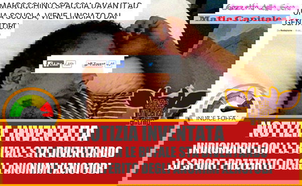 Marocchino spaccia davanti ad una scuola, viene linciato dai genitori