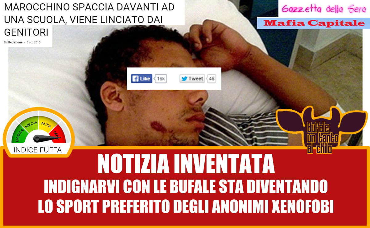 Marocchino spaccia davanti ad una scuola, viene linciato dai genitori article-post