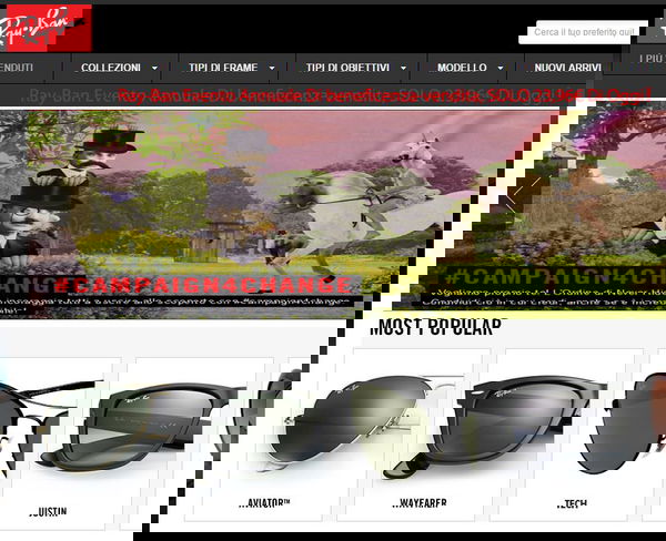 La truffa sugli occhiali a 19,99€
