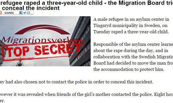 Bimbo di tre anni stuprato in Svezia article-post