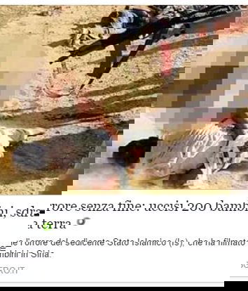 BUFALA: 200 bambini uccisi da ISIS