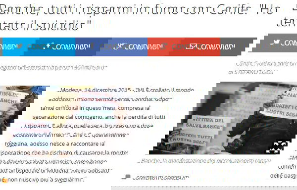 Risparmiatori (e giornalisti) occhio alla penna!