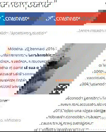 Indennizzo da vaccinazioni e scarsità di notizie