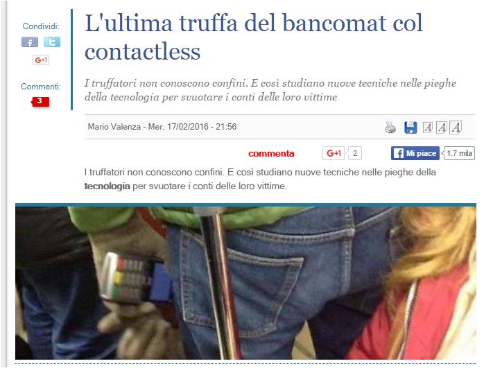 La truffa del pos contactless article-post