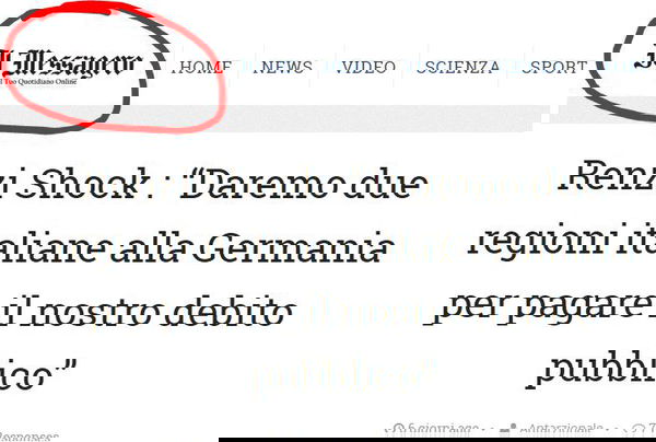 Due regioni alla Germania per pagare debito pubblico