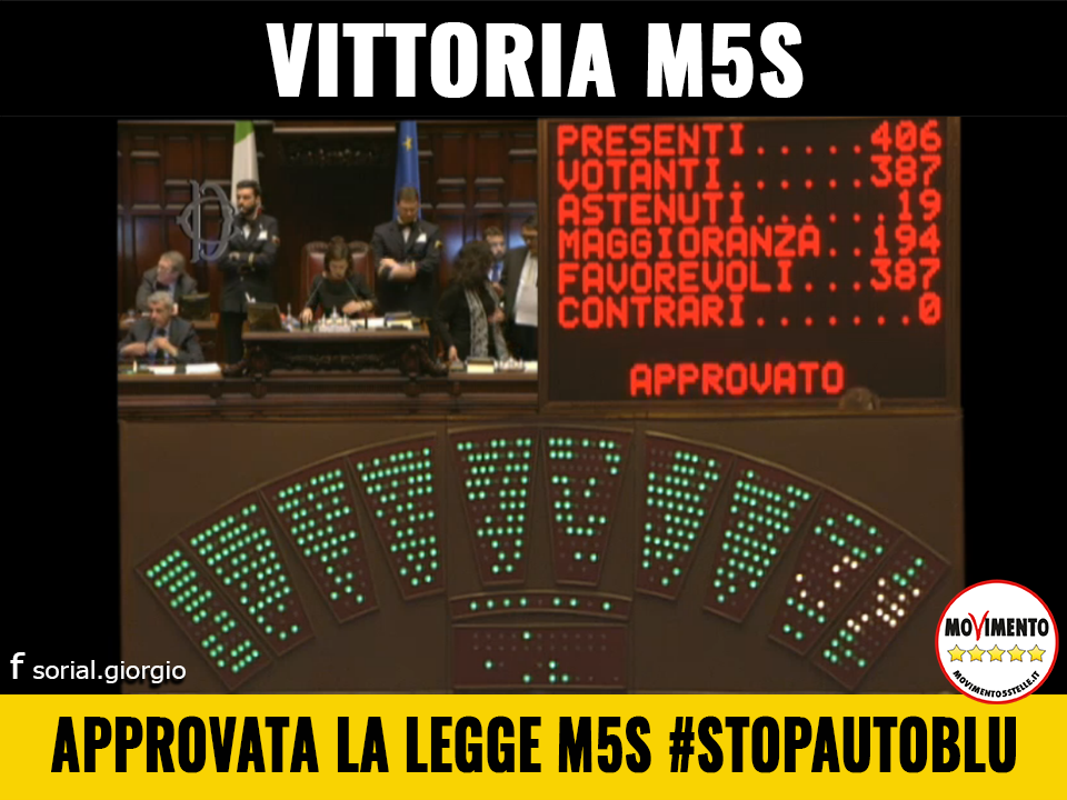 Lo stop alle auto blu article-post