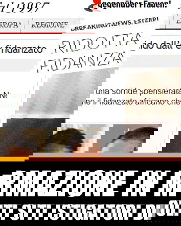 Immigrato africano sfigura fidanzata tedesca