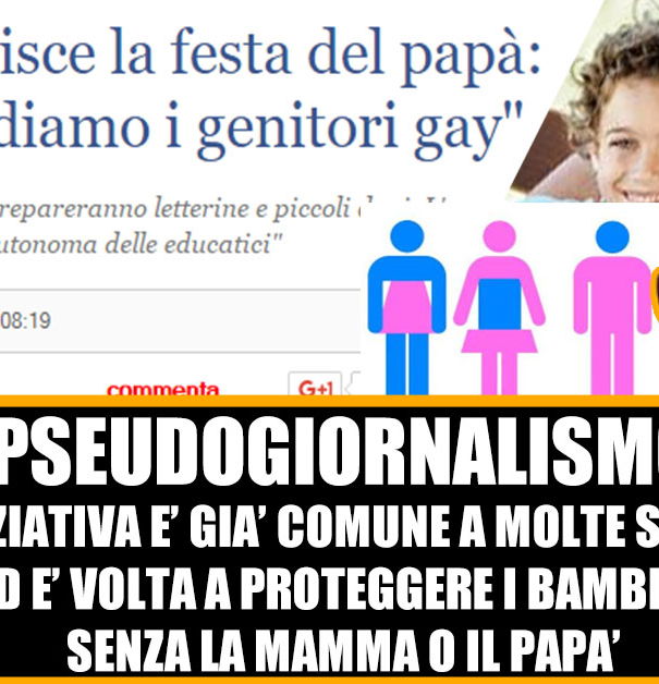 La festa del papà abolita per non offendere i gay article-post