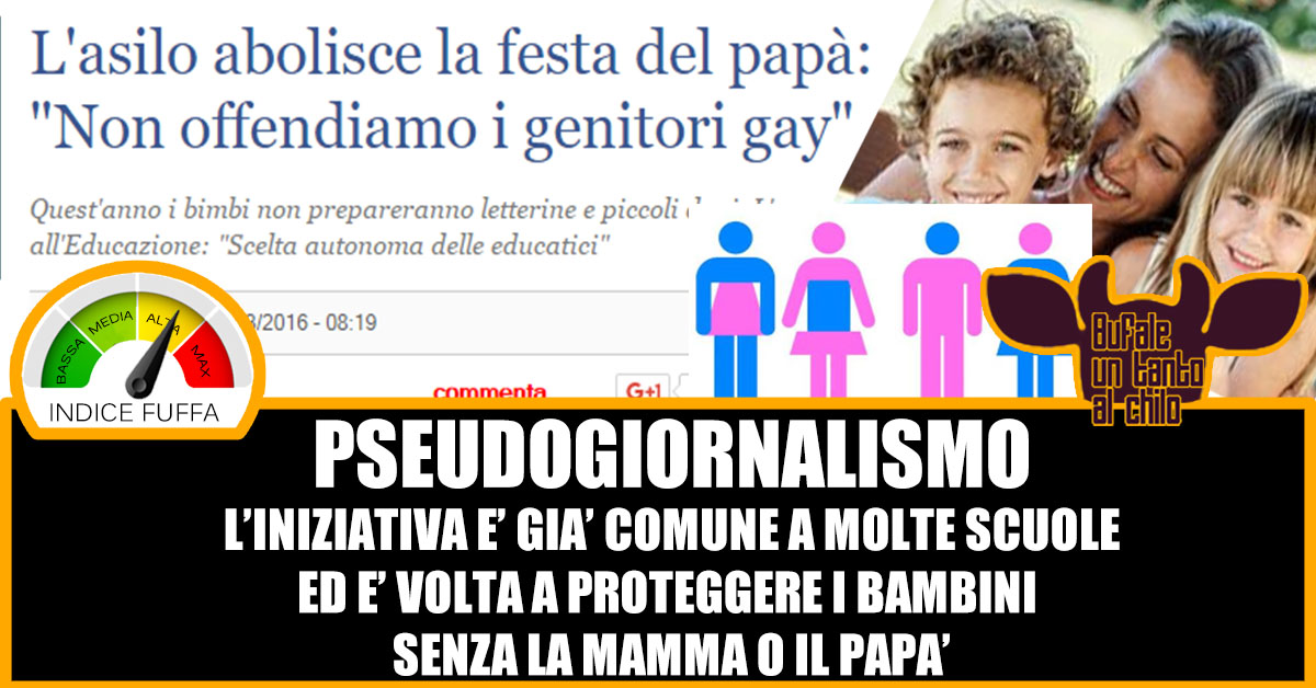 La festa del papà abolita per non offendere i gay article-post