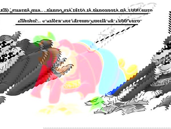 La banconota da mille euro?