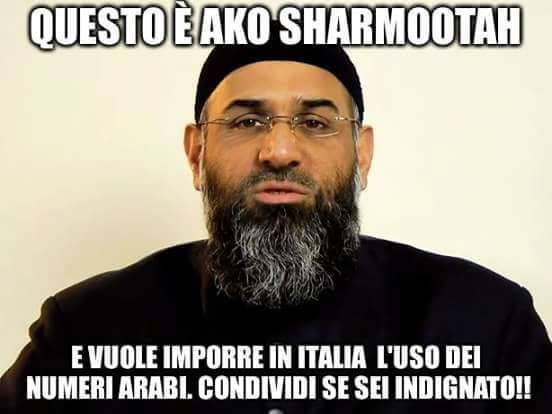 Perle di Facebook: Ako Sharmootah e i numeri arabi