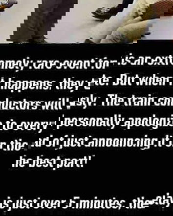 I ritardi dei treni giapponesi