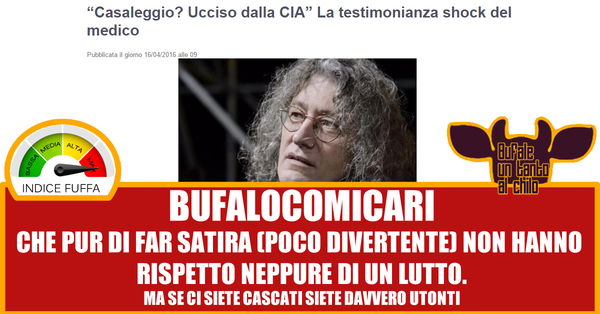 Casaleggio? Ucciso dalla CIA