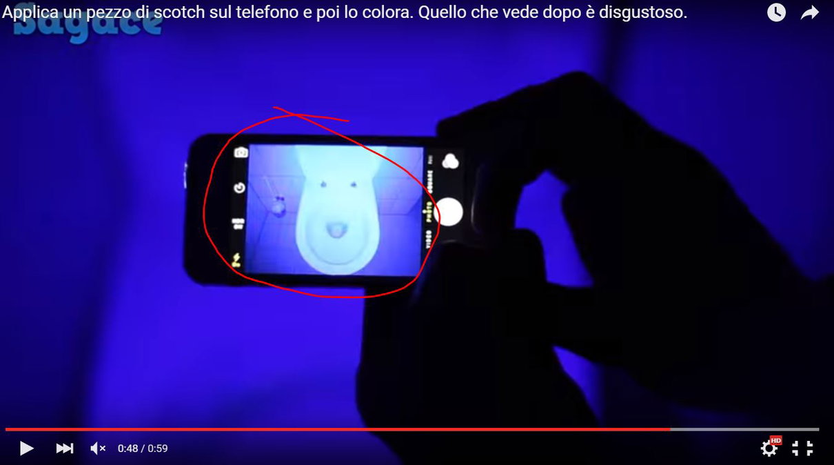 La lampada di Wood col telefonino article-post