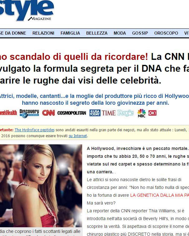 Hydroface: pubblicità mica tanto nascosta article-post