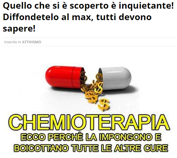 Scoperte inquietanti?