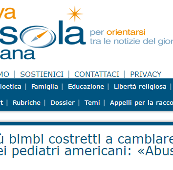 Bambini costretti al cambio di sesso