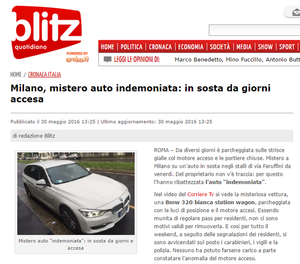 Auto indemoniata? Guasto elettrico?