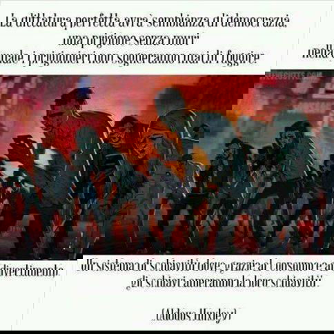 La citazione di Huxley sulla dittatura perfetta article-post