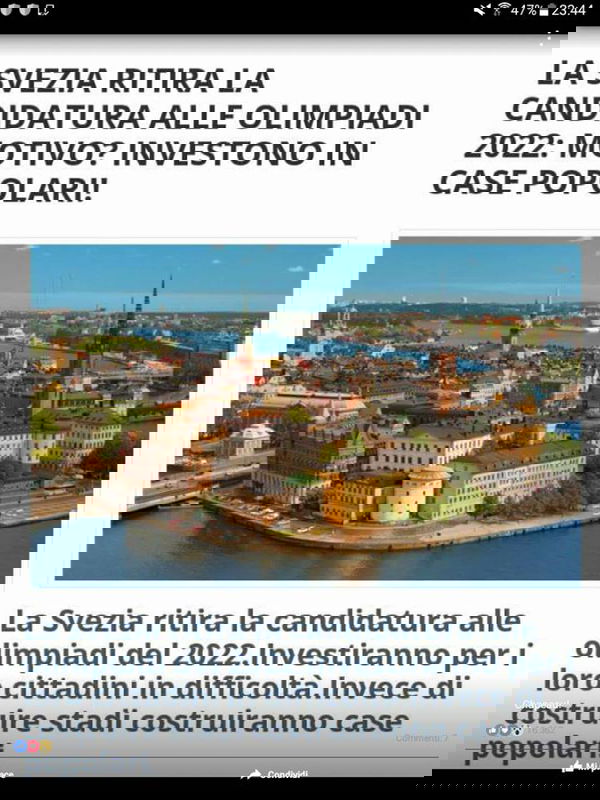 La Svezia si ritira dalle olimpiadi?
