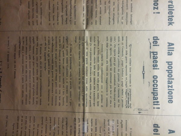 1918: la disinformazione in guerra