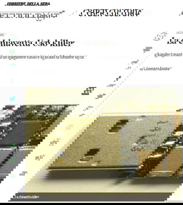 Quando l’assassino è… la chiavetta USB