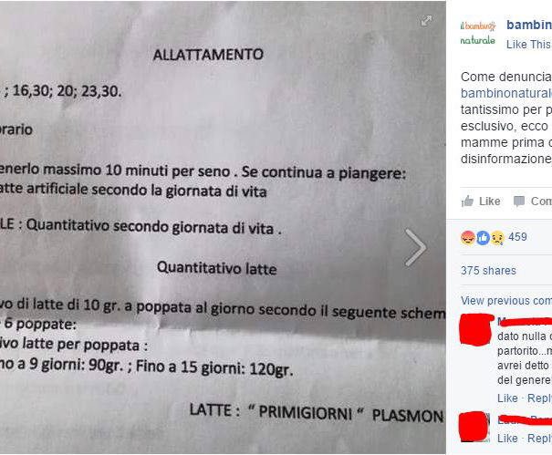 Latte materno o artificiale? article-post