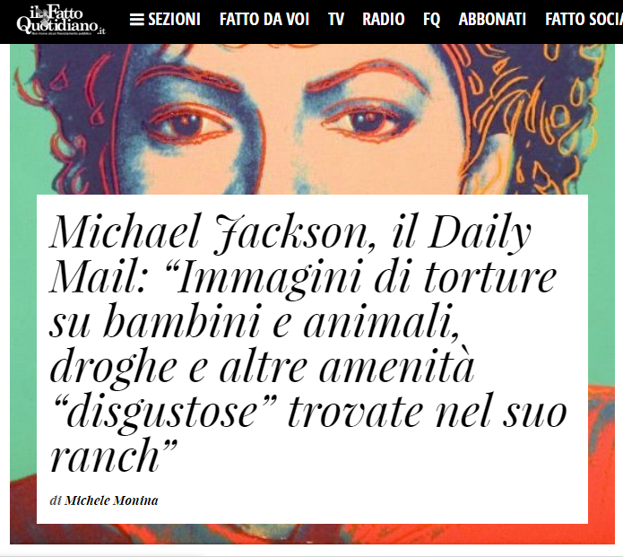 Michael Jackson e le accuse sulla pedofilia article-post