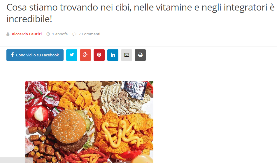 Dionidream e le analisi sugli alimenti article-post