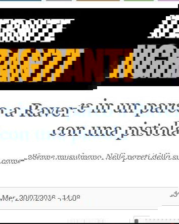 “Foreign fighters” a Ravenna?