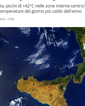 Il giorno più caldo e la tempesta più violenta