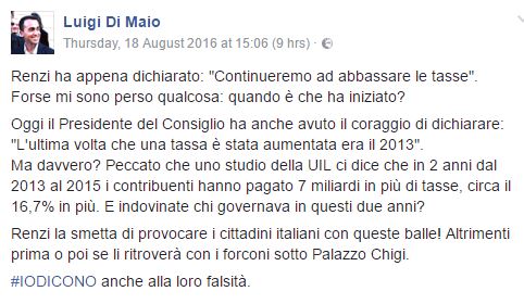 #iodicono alle imprecisioni politiche