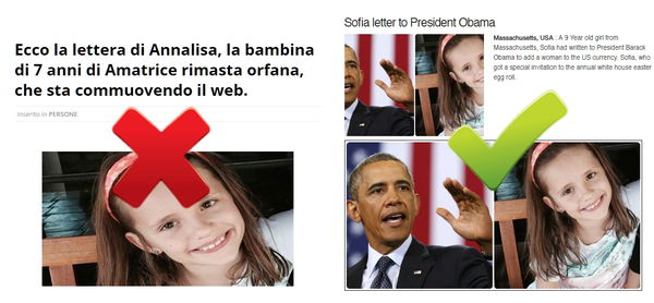 La farsa della letterina commovente