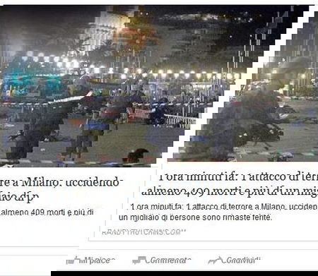 Attacco di terrore a Milano – clickbaiting senza pudore article-post